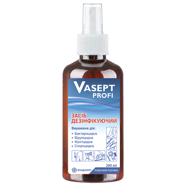 Антисептик «Vasept profi», флакон, 200 мл, спрей